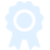 Ribbon shaped icon