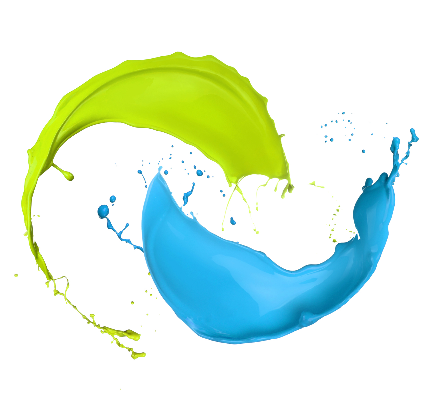 Colorful paint design